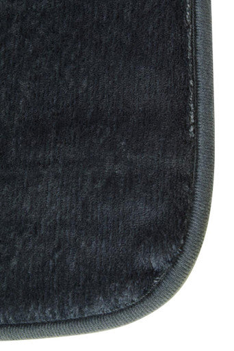 Charcoal Grey Bath and Pedestal Mat Set | Soak