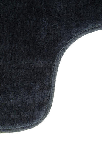 Charcoal Grey Bath and Pedestal Mat Set | Soak