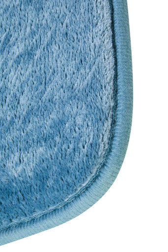 Denim Blue Bath and Pedestal Mat Set | Soak