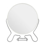 White Metal Large Shaving Mirror | Mison