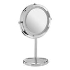 Chrome LED Table Mirror | Clara