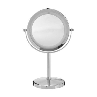 Chrome LED Table Mirror | Clara