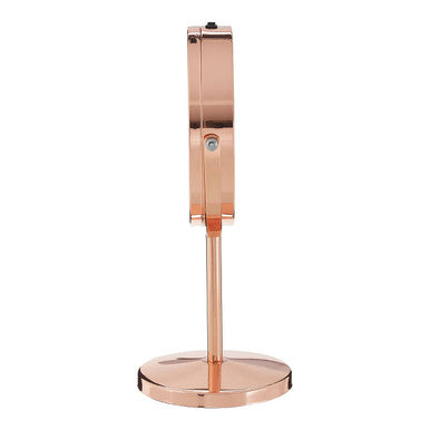 Rose Gold LED Table Mirror | Clara