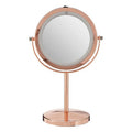 Rose Gold LED Table Mirror | Clara
