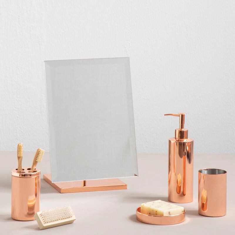 Rose Gold Table Mirror | Clara