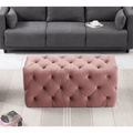 Melia Velvet Ottoman Bench