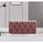 Melia Velvet Ottoman Bench