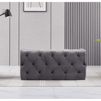 Melia Velvet Ottoman Bench