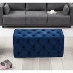 Melia Velvet Ottoman Bench