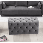 Melia Velvet Ottoman Bench