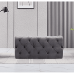 Melia Velvet Ottoman Bench