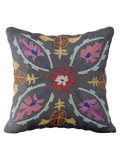 Suzani Hand Embroidered Cushion Cover - 45 x 45 cm