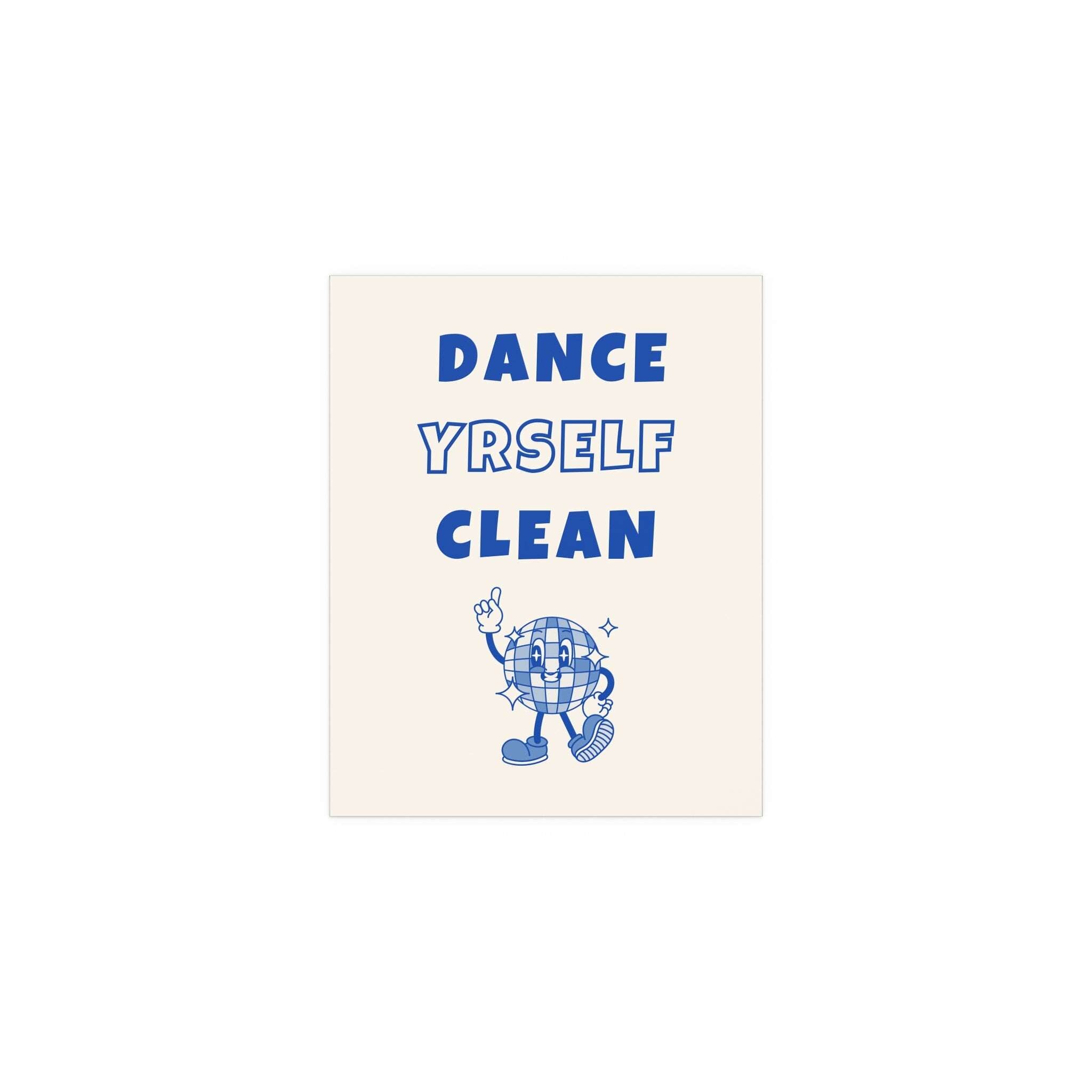 LCD Soundsystem - Dance Yrself Clean (Off-white + Blue)