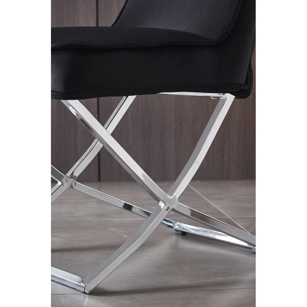 Trafalgar Velvet Dining Chair