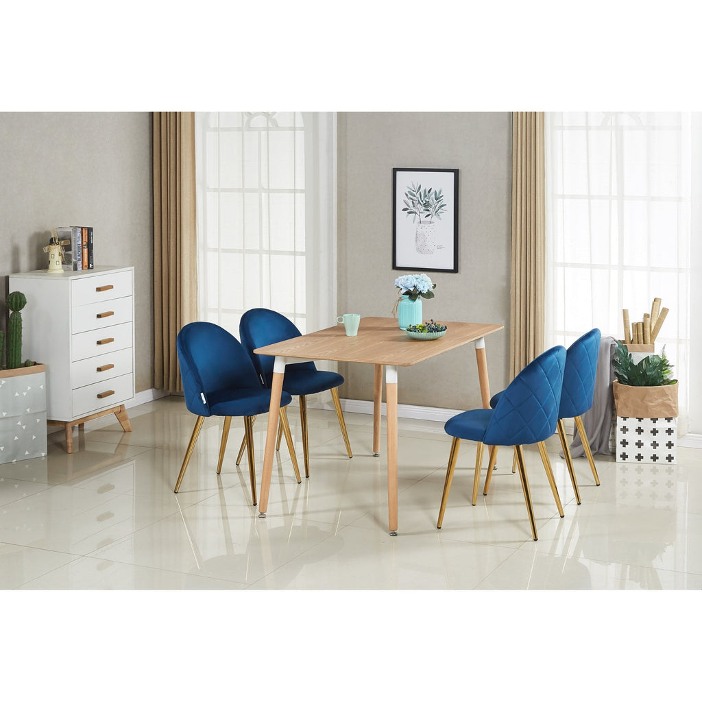 Lucia Velvet Dining Chair Set of 2