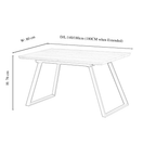 Windsor Toga Lux Dining Set | a Brown Table and Set of 4 Chairs