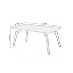 Windsor Cosmo Lux Dining Set | a Walnut Table and Set of 6 Chairs