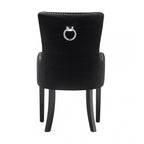 Windsor LUX Knocker Back Velvet Dining Chair w/ Armrests