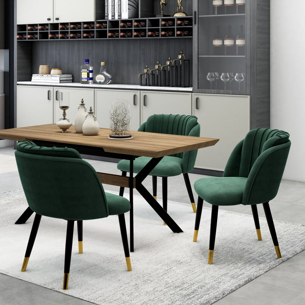 Milano velvet dining chair