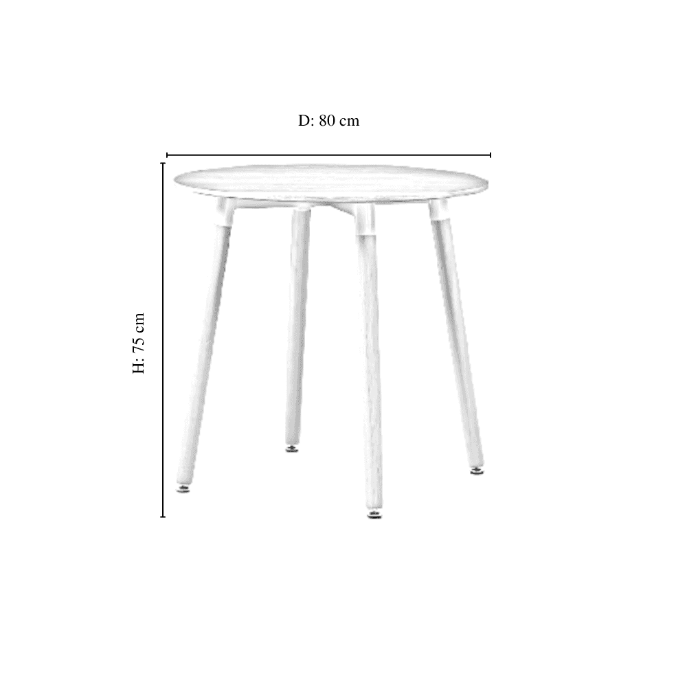 Jamie Lorenzo Halo Round Dining Set of 2