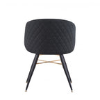 Vittorio LUX Velvet Dining Chair with Metal Legs - Perfect for Dining Room Living Room