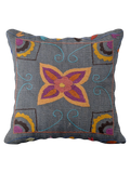 Suzani Hand Embroidered Cushion Cover - 45 x 45 cm