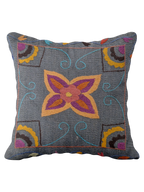 Suzani Hand Embroidered Cushion Cover - 45 x 45 cm