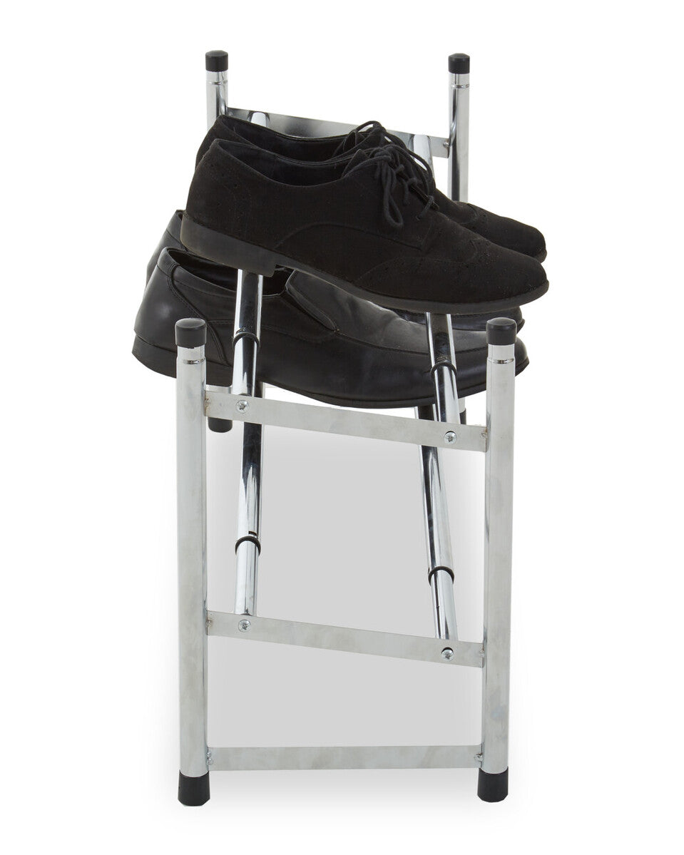 Extendable and Stackable 2 Tier Shoe Rack | Tavia
