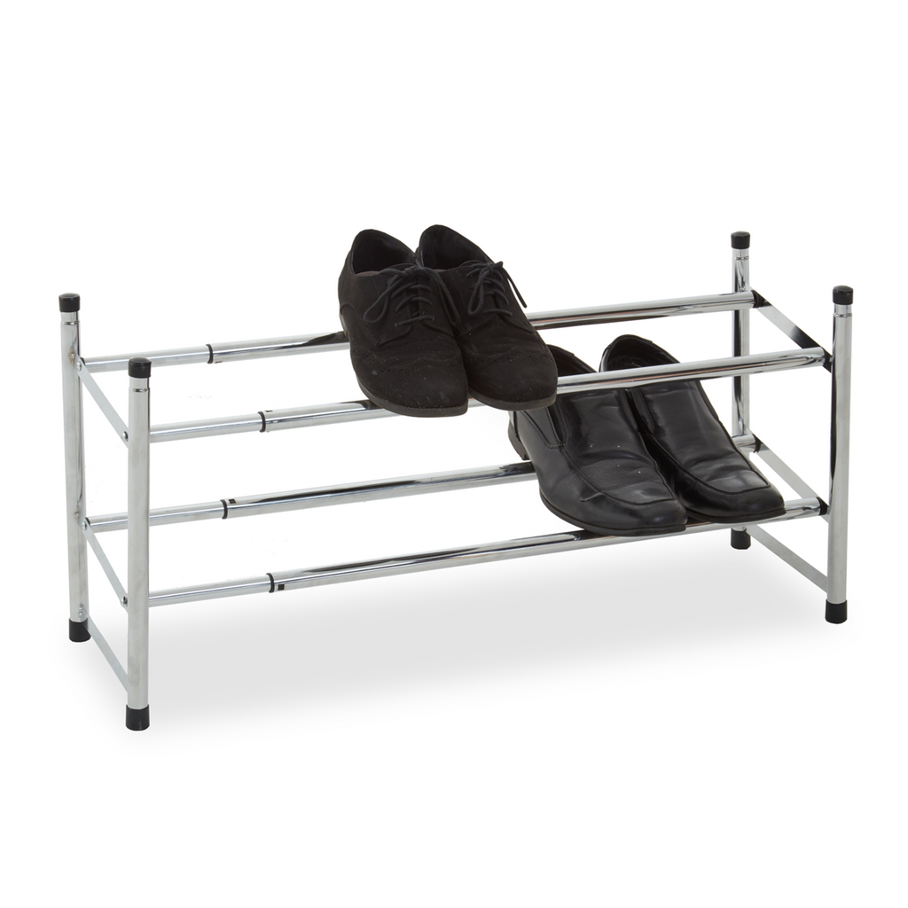 Extendable and Stackable 2 Tier Shoe Rack | Tavia