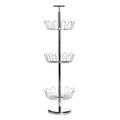 Revolving Silver Shoe Stand | Tavia