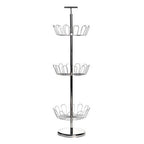 Revolving Silver Shoe Stand | Tavia
