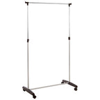 Chrome Clothes Rail with Wheels | Ralesi