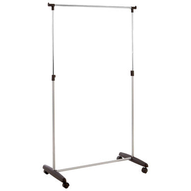 Chrome Clothes Rail with Wheels | Ralesi