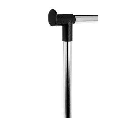 Chrome Clothes Rail with Wheels | Ralesi