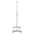 Grey and Chrome Finish Clothes Hanging Rail with Wheels | Ralesi