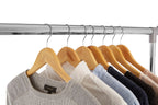 Grey and Chrome Finish Clothes Hanging Rail with Wheels | Ralesi