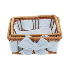 Set of Two Natural Fern Baskets with Lining | Orla