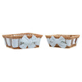 Set of Two Natural Fern Baskets with Lining | Orla