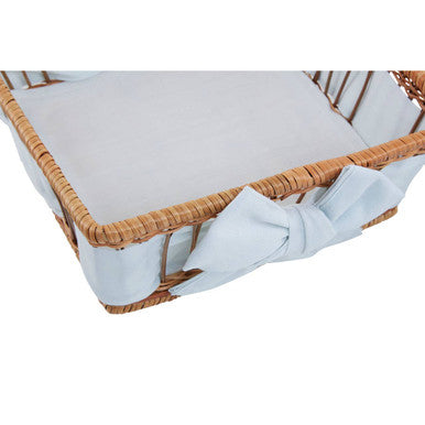 Set of Two Natural Fern Baskets with Lining | Orla