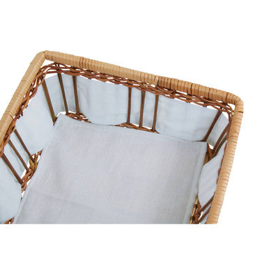 Set of Two Natural Fern Baskets with Lining | Orla