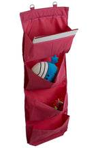 Over Door Hot Pink 4 Tier Hanging Organiser | Verti