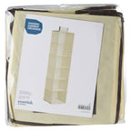 Verti  6 Section Cream Hanging Garment Organiser