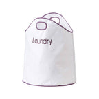 White and Purple Laundry Bag | GreenLoop