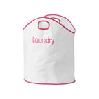 White and Hot Pink Laundry Bag | GreenLoop