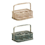 Grey Washed Bamboo and Rattan Caddy | Ezell