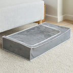 Grey Underbed Storage Bag with Window | Tavia