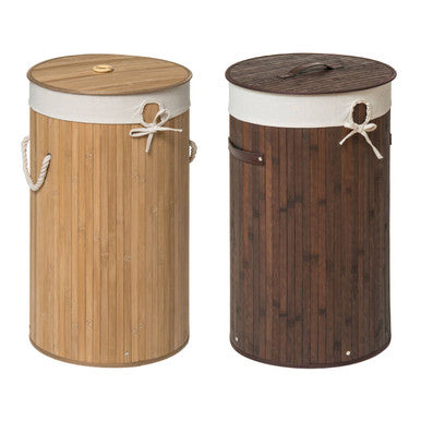 Natural Round Laundry Hamper | Kankyo