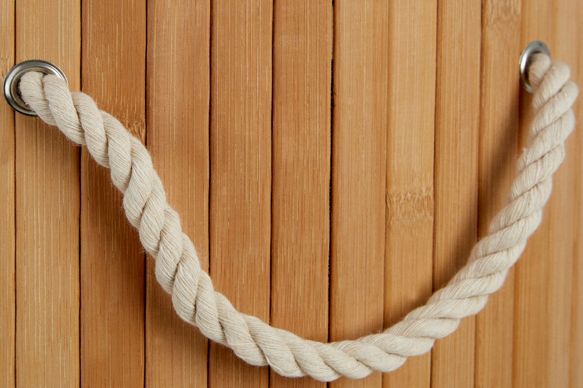 Natural Round Laundry Hamper | Kankyo