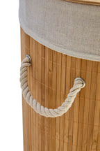 Natural Round Laundry Hamper | Kankyo