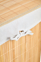 Kankyo Natural Bamboo Square Laundry Hamper
